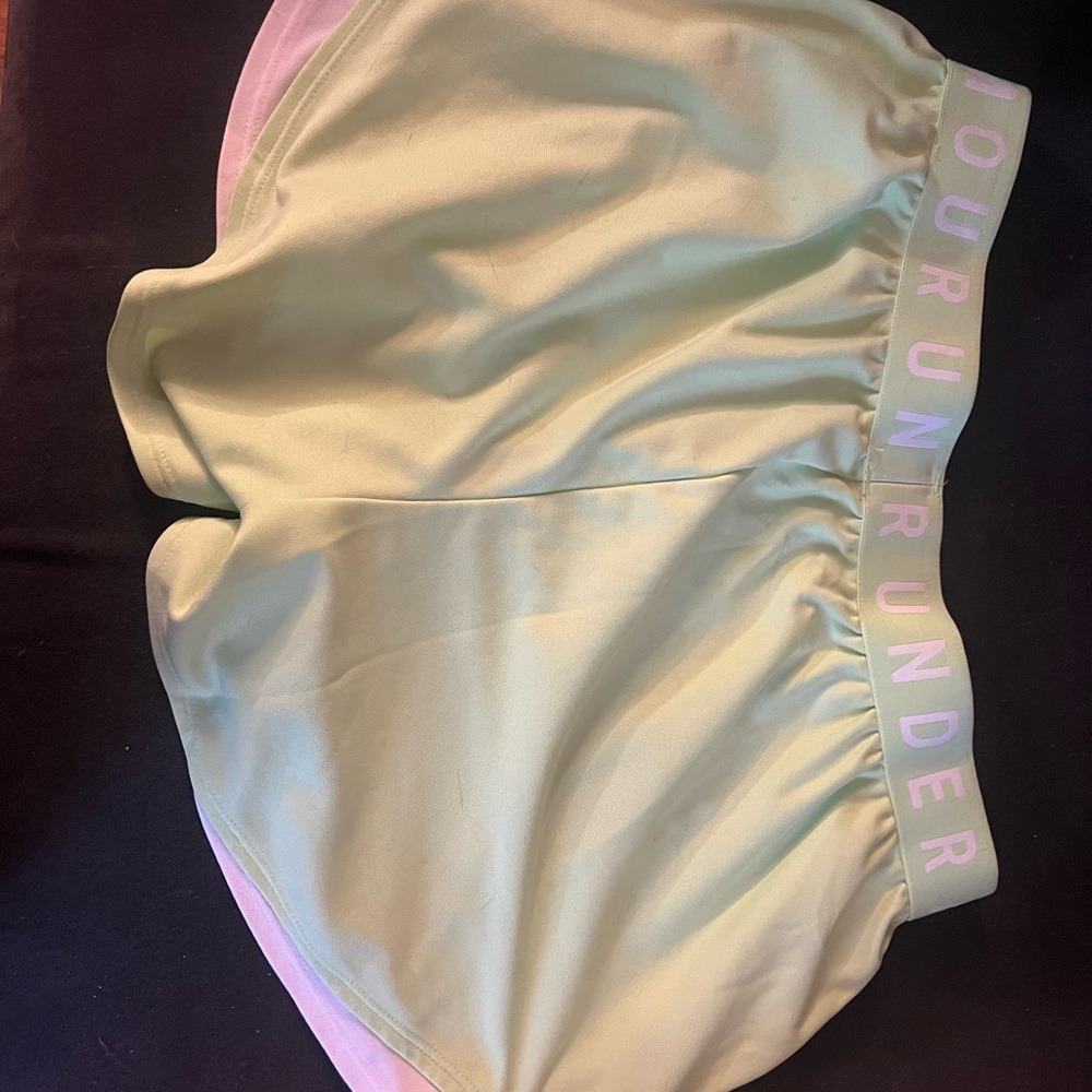 Pastel Green Athletic Shorts